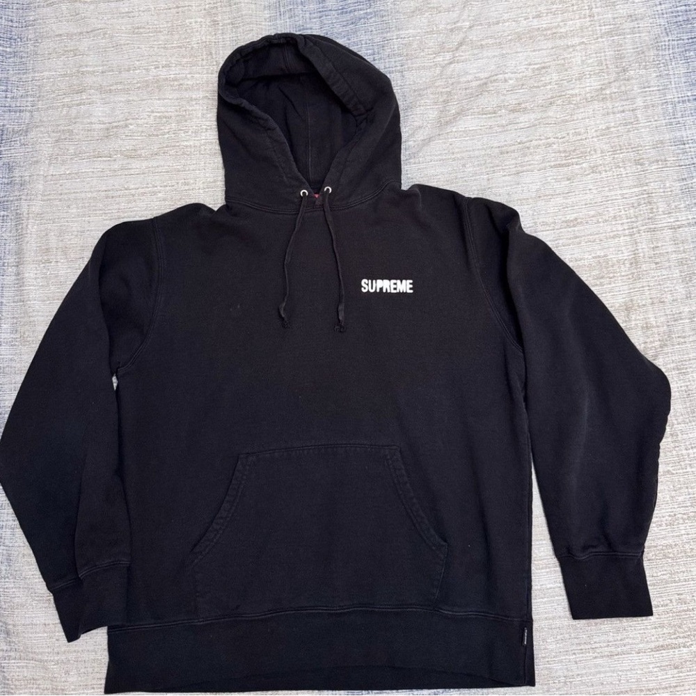 Supreme Black Hoodie for Men
